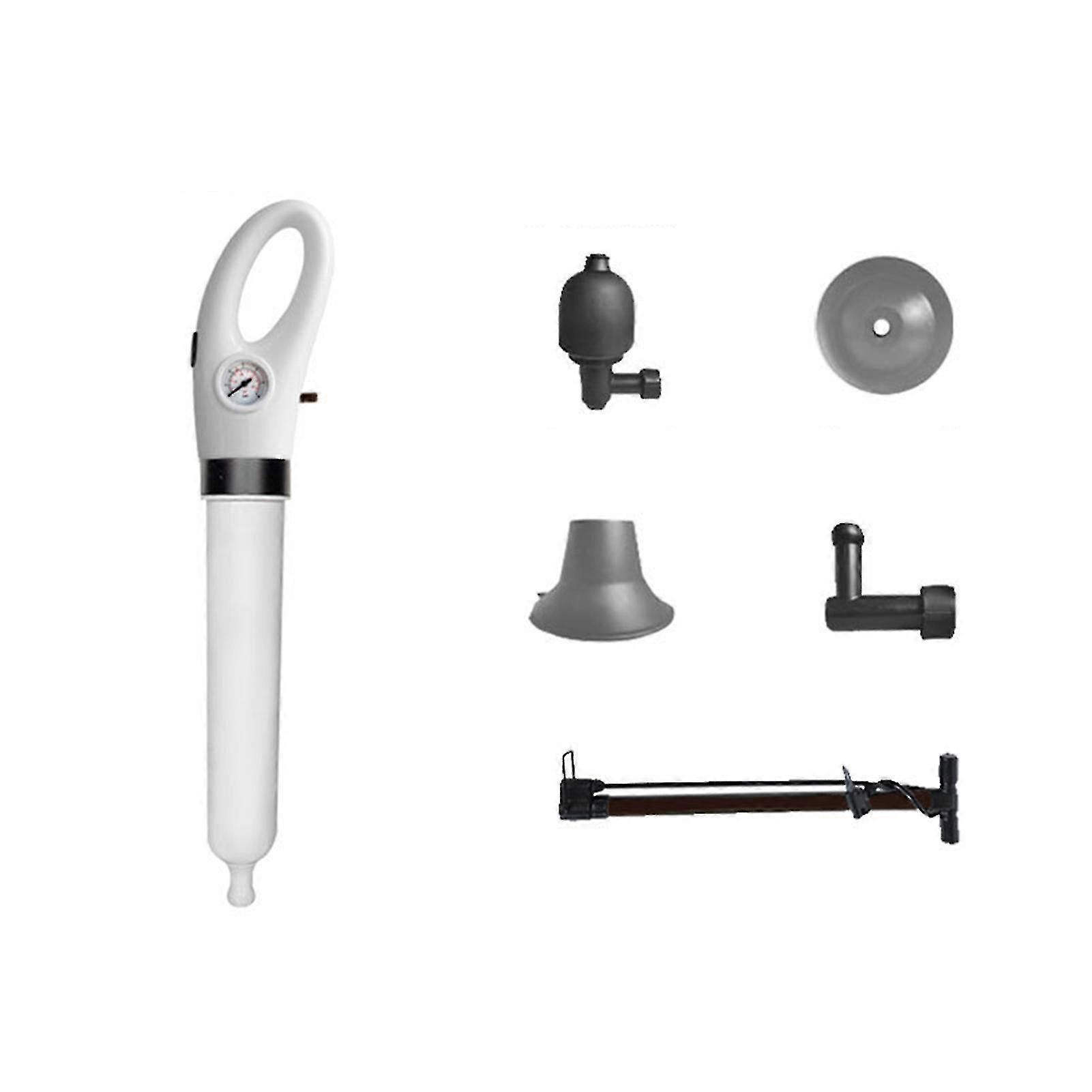 Toilet Plunger Clog Remover Powerful High Pressure Toilet Unblocker Toilet Dredging Tool