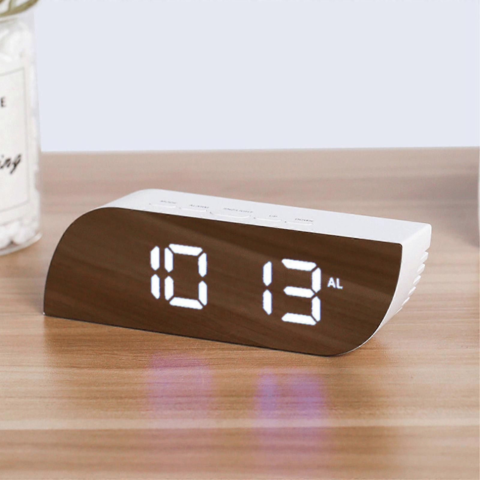 Digital Clock Large Display, LED Alarm Electric Clocks Surface For Makeup With Diming Mode