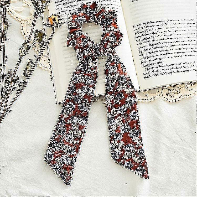 Rose Pferdeschwanz Streamer Haar Accessoire geeignet für Mädchen oder Damen