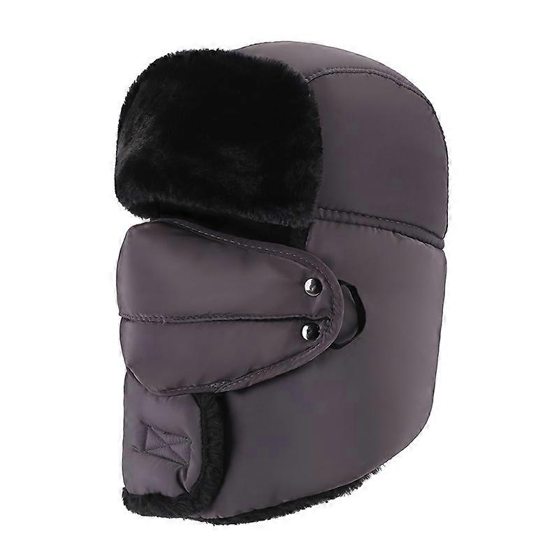 Winter Hats for Men, Trooper Russian Warm Hat with Scarf