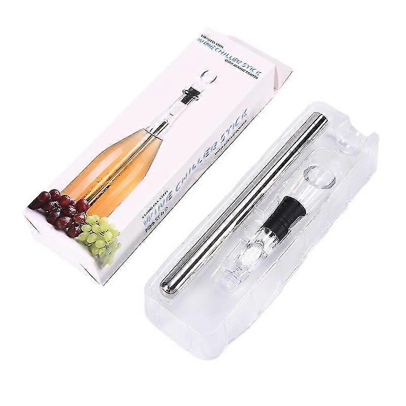 Bâton Refroidisseur De Vin - Inox, Avec Bouchon Et Bec Verseur, Refroidit Rapidement, Facile à Utiliser - 9