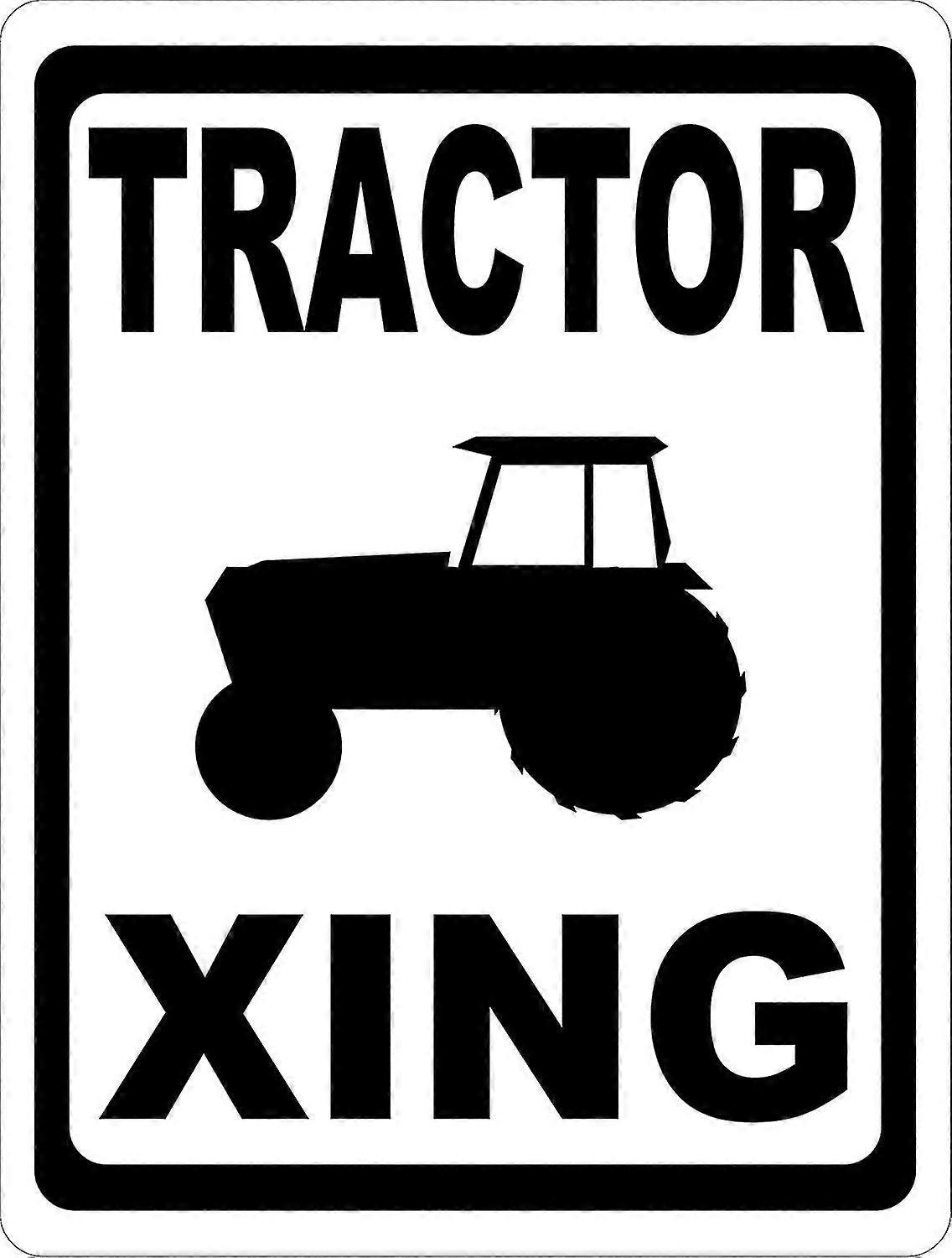 Sinal de Xing Trator. 8x12 polegadas OU 12x16 polegadas de metal. Modo 2275
