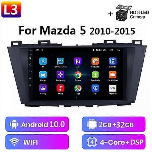For Mazda 5 3 CW 2010 - 2015 Car Radio Multimedia Video Player Navigation GPS Android No 2din 2 din dvd Android Carplay stereo