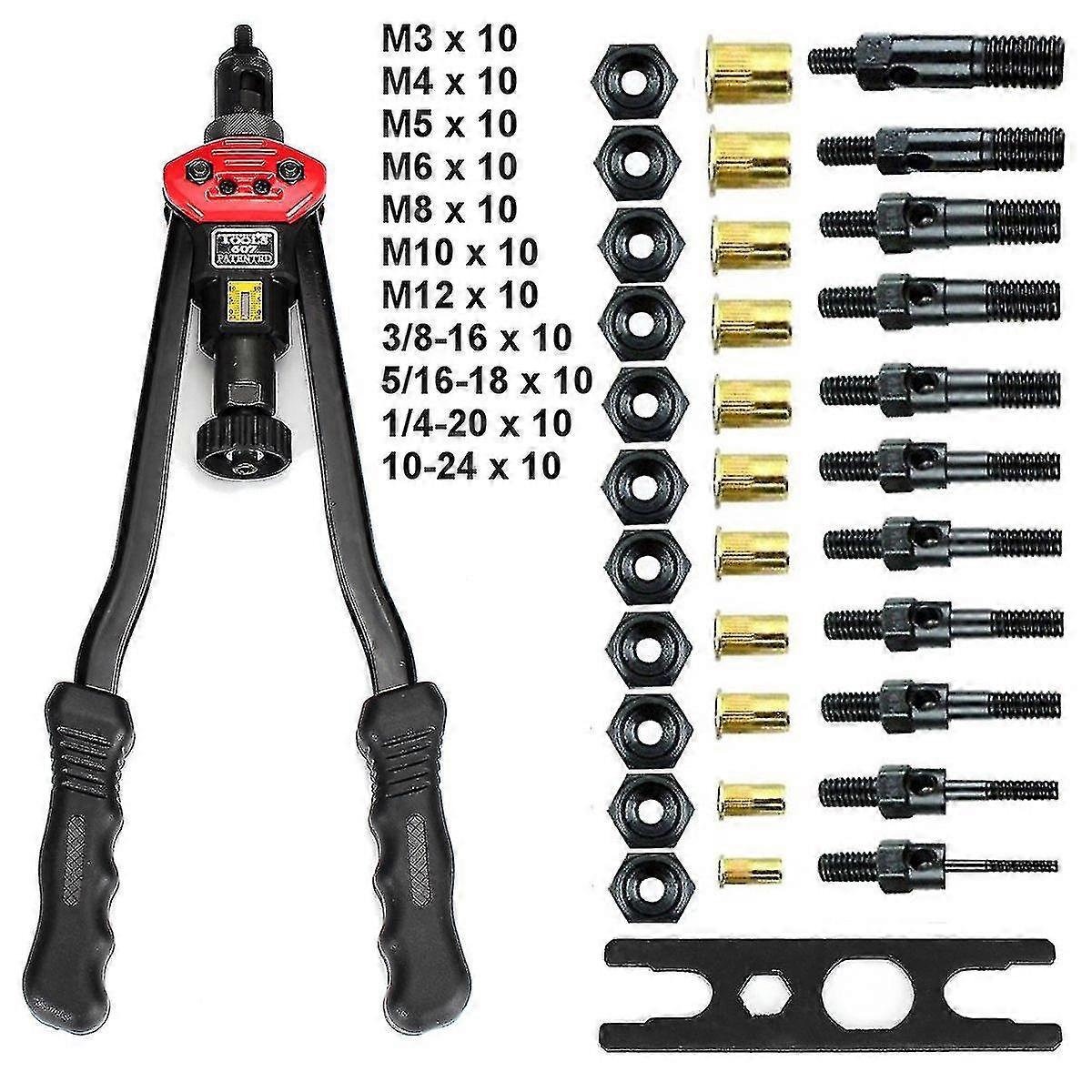 M3-m12 Riveting Tools Blind Nut Set Rivet Nut Zekai