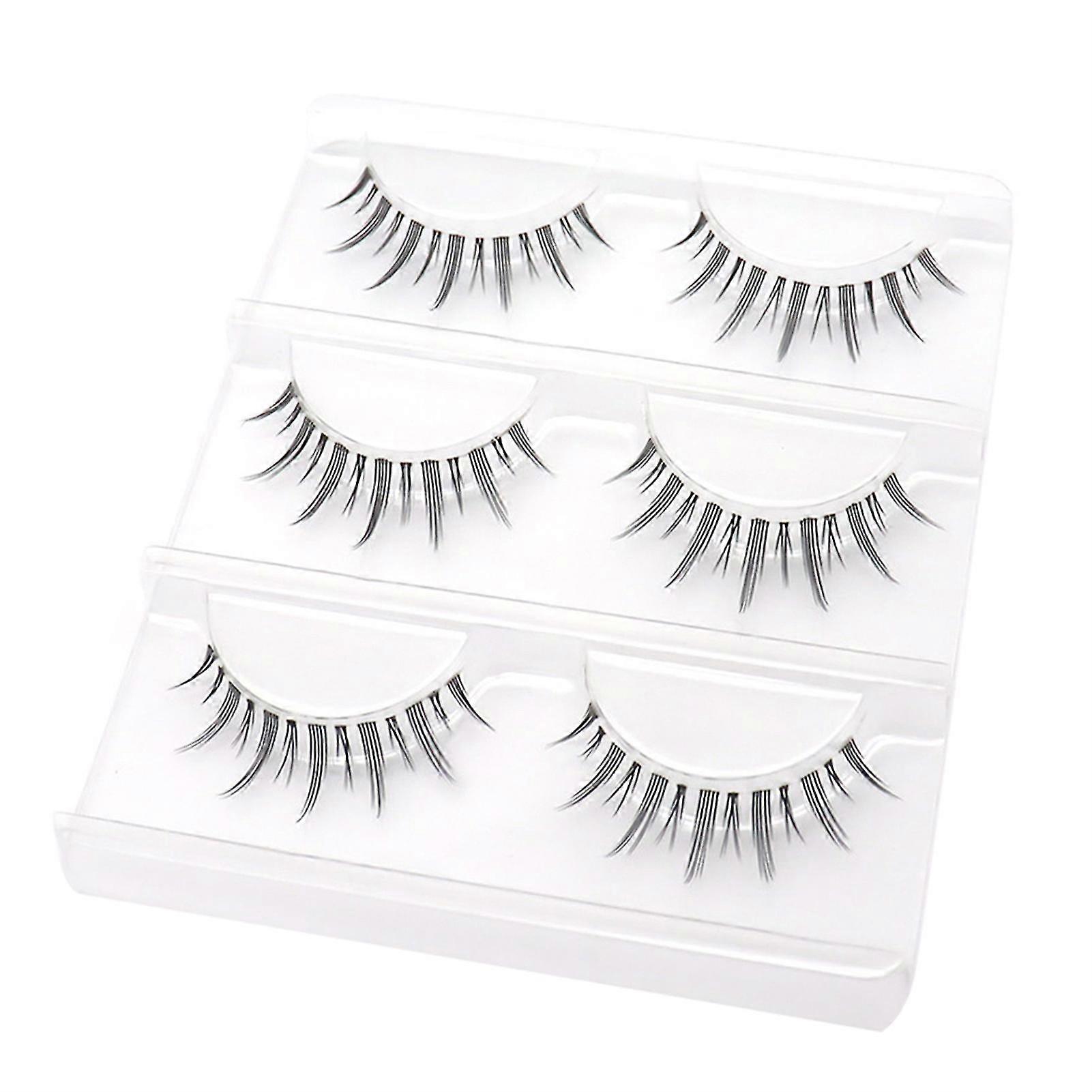 Natural Look Wispy Eyelashes Reusable Easy To Wear Lashes