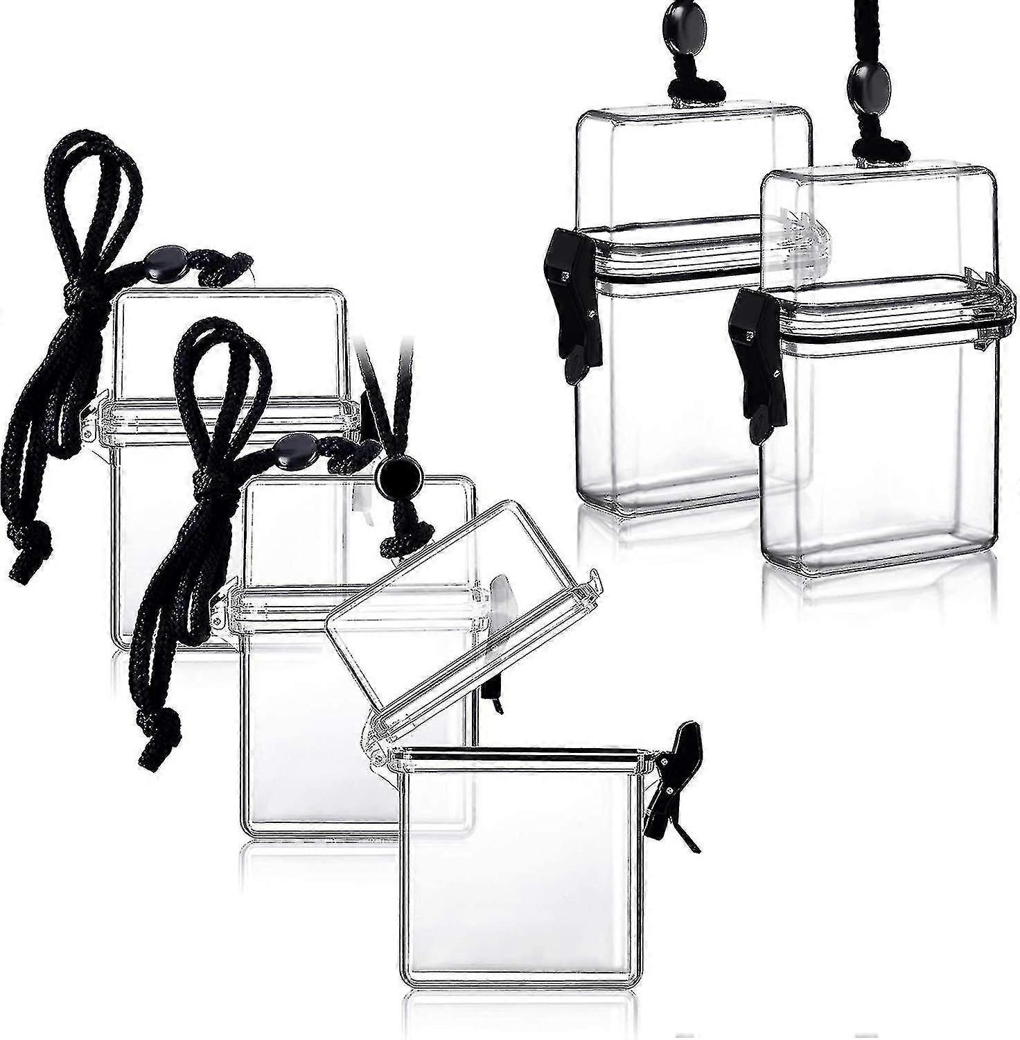 5 pièces imperméable à l’eau Id Card Badge Holder Floating Sports Case Locker