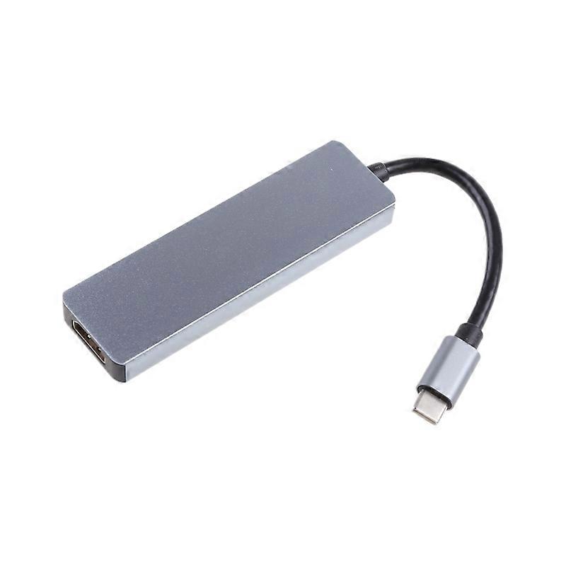 USB Hub Adapter Multi USB-C to 5 Port Splitter For PC Laptop Notebook Receiver