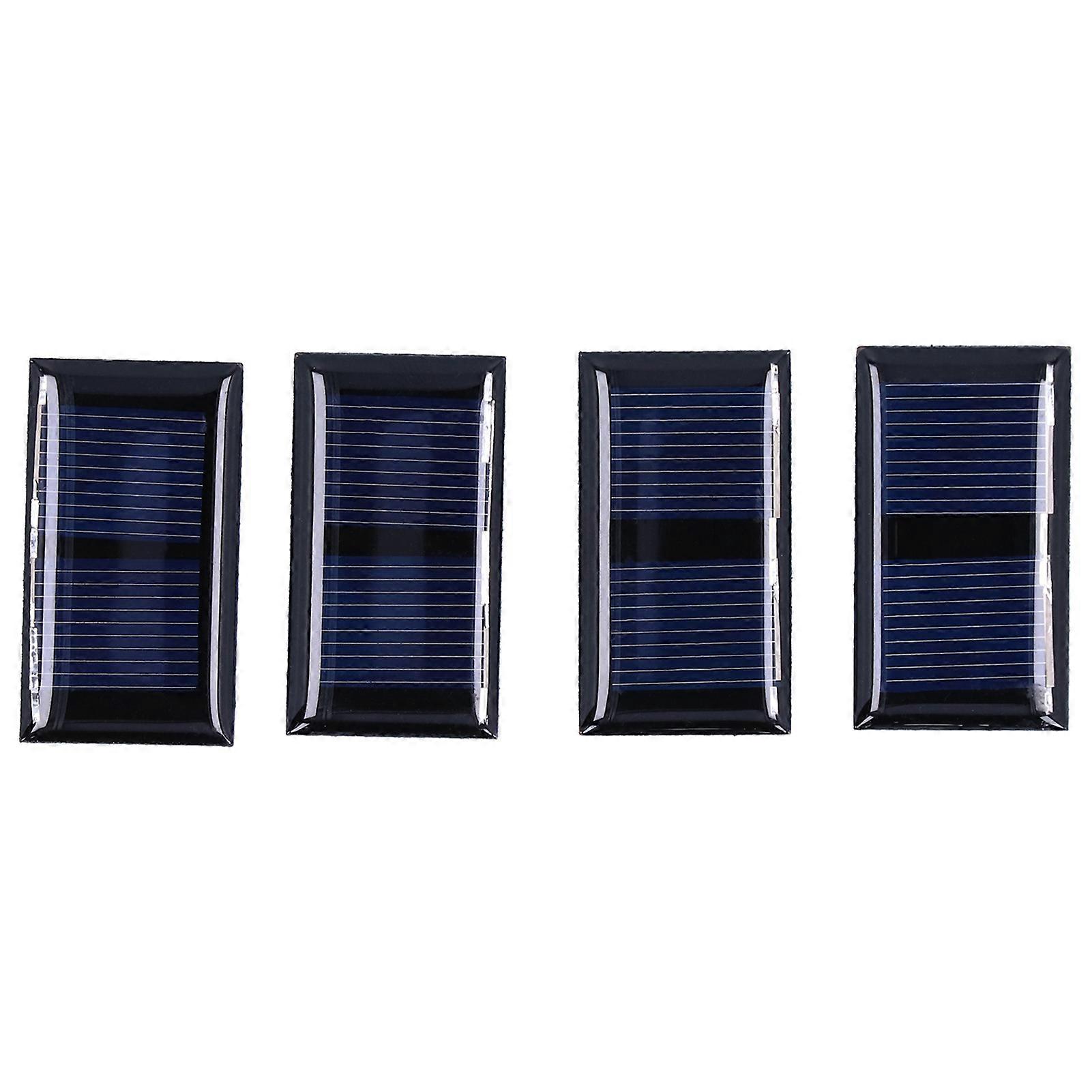 DIY Solar Panel Mini Charging Module Board 4Pcs 1V 0.15W for Research Projects 45x25mm