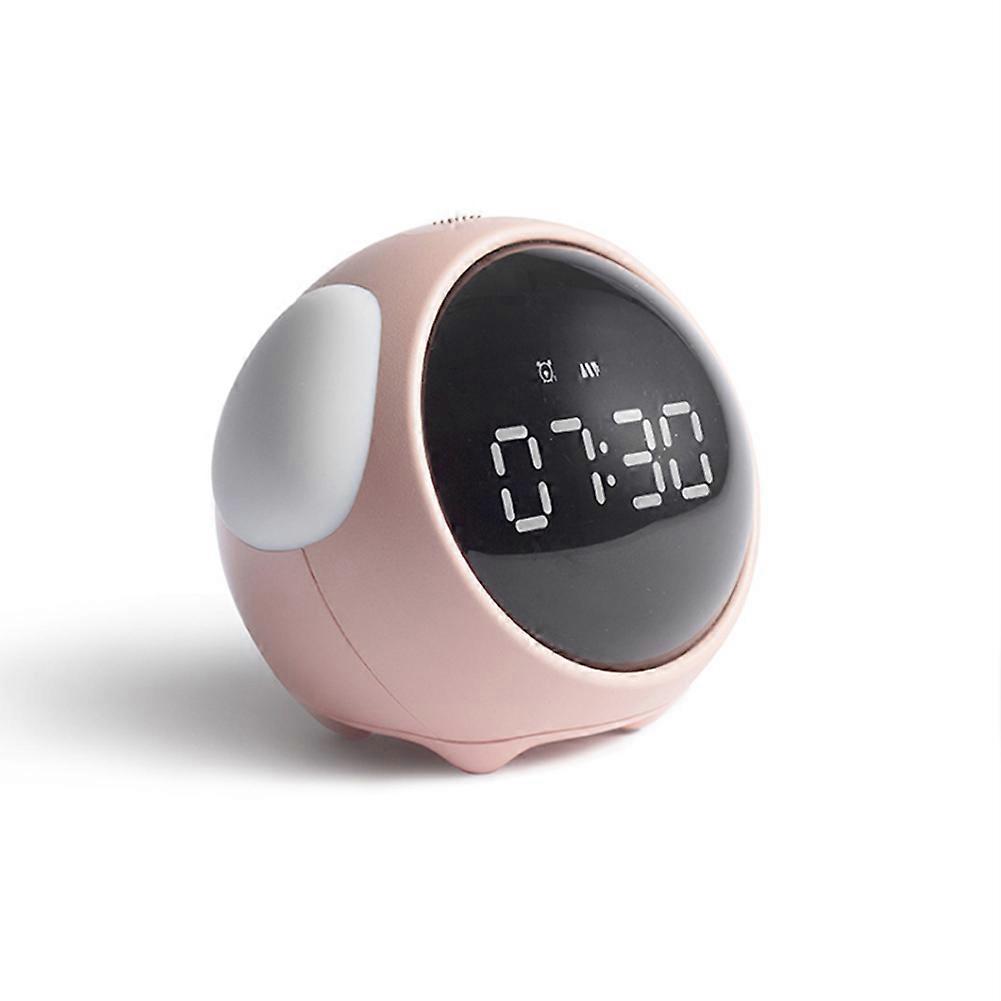 LED Night Light Pixel alarm clock Alarm Clock Electronic Digital Cute Expression Multifunction Kids LED Multi Function Night Light,100% Brand New
