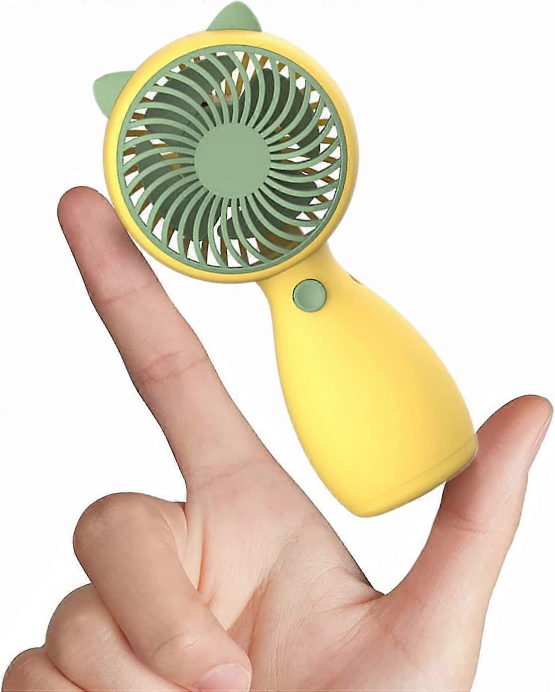 Handheld Mini Fan,Portable USB Rechargeable Fan,Pocket Desktop Table Quiet Hand Fan