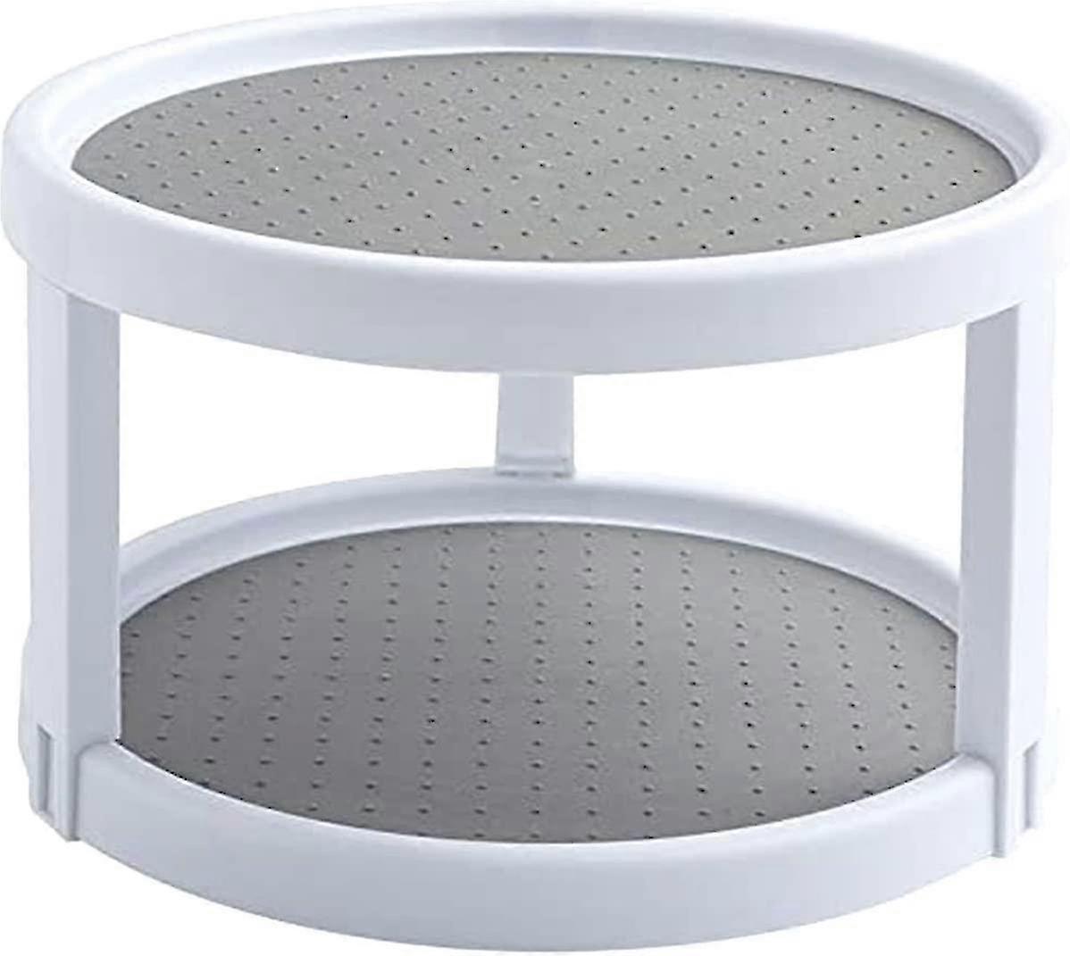 Rotating Spice Rack, Revolving Tray For Spices Condiments Kitchen Storage, Multi-function For Kitchen Storage(double Layer)