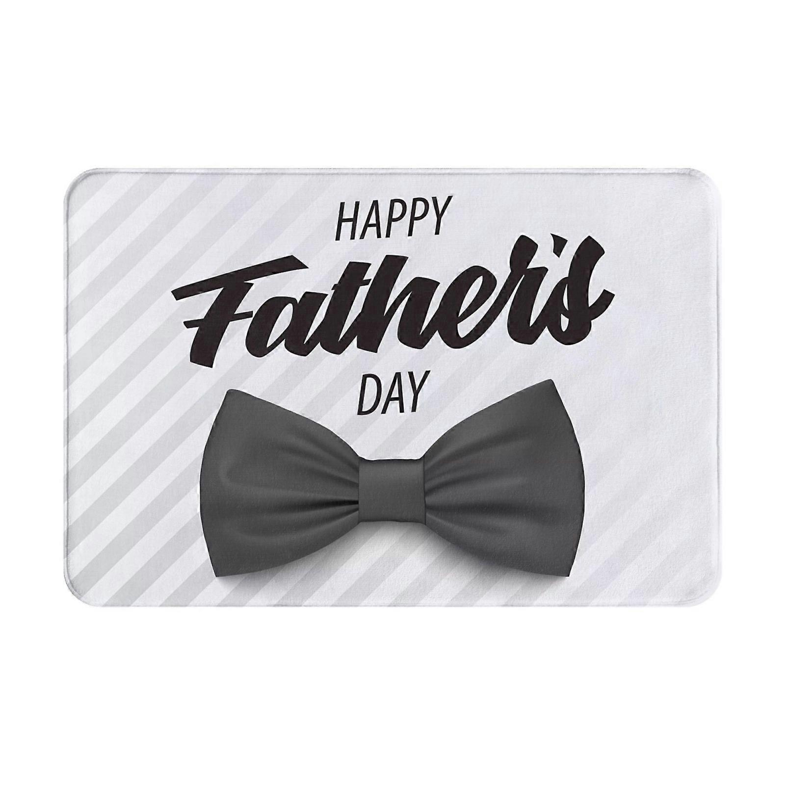 عيد الأب سعيد 15 ممسحة داخلية غير قابلة للانزلاق حصائر الباب الأمامي حصائر قابلة للغسل للمدخل ، الأرضية داخل الباب الخلفي الشرفة في الهواء الطلق داخلي 16x24in