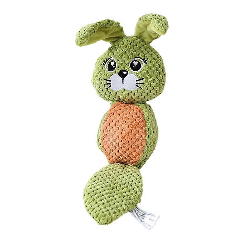 Dog Squeak Toys Uneven Surface Soft Chew Toy Cute Plush Animals for Teeth