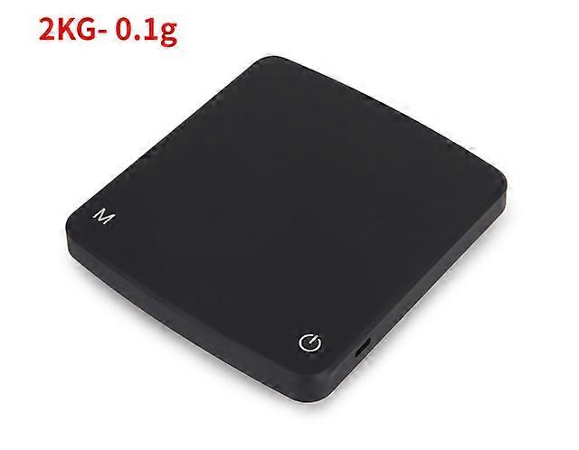 Espresso Coffee Kitchen Scale Mini Smart Timer Type-C charging 2kg/0.1g .500g/ 0.01g/oz/ml
