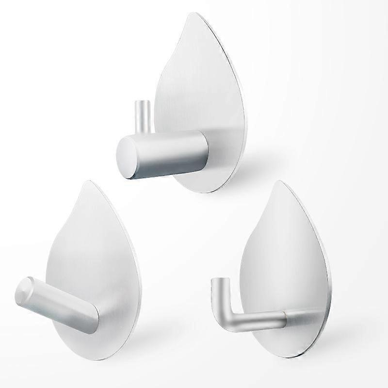 3pcs Dewdrop Kitchen Door Hangers Shining Wall Hooks