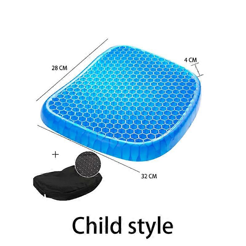 Gel Seat Cushion Orthopedic Office Chair Cushion Support Waist Back Cushion Car Seat Hip Massage Pad Lncludes Cushion Cove