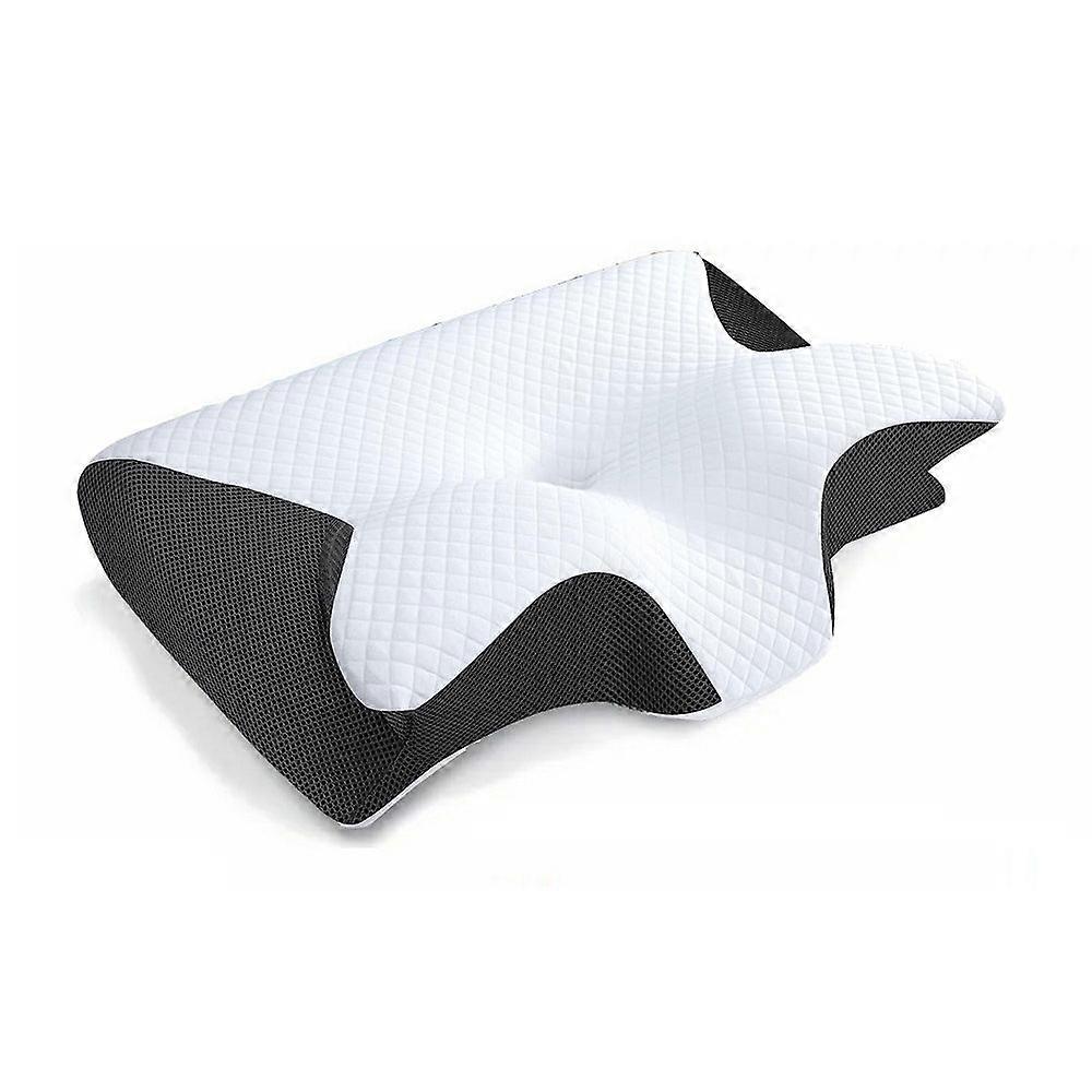 Memory Foam Cervical Pillow 2 In 1 Ergonomic Contour Orthopedic For Neck Pain Seat & Posture Cushions