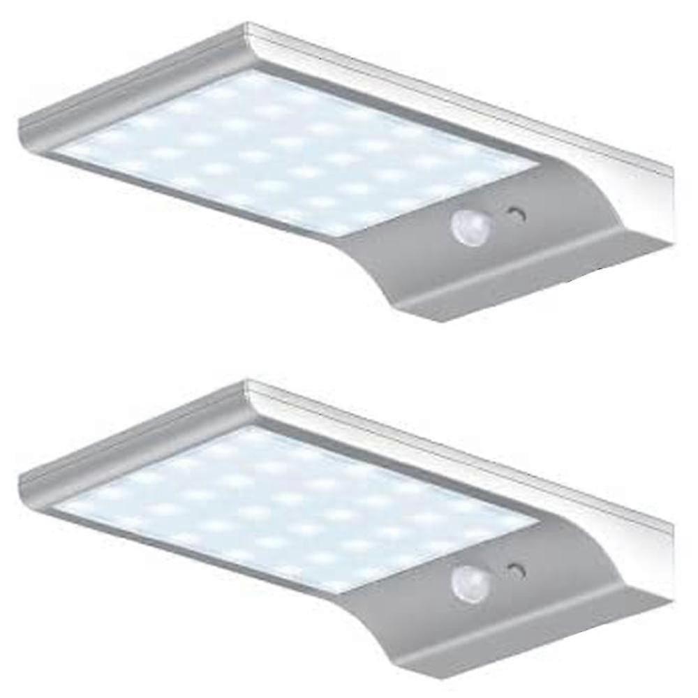 Solar Dual Color Wandleuchte mit Fernbedienung für den Außenbereich 2er-Pack für Dachrinnengartenwege