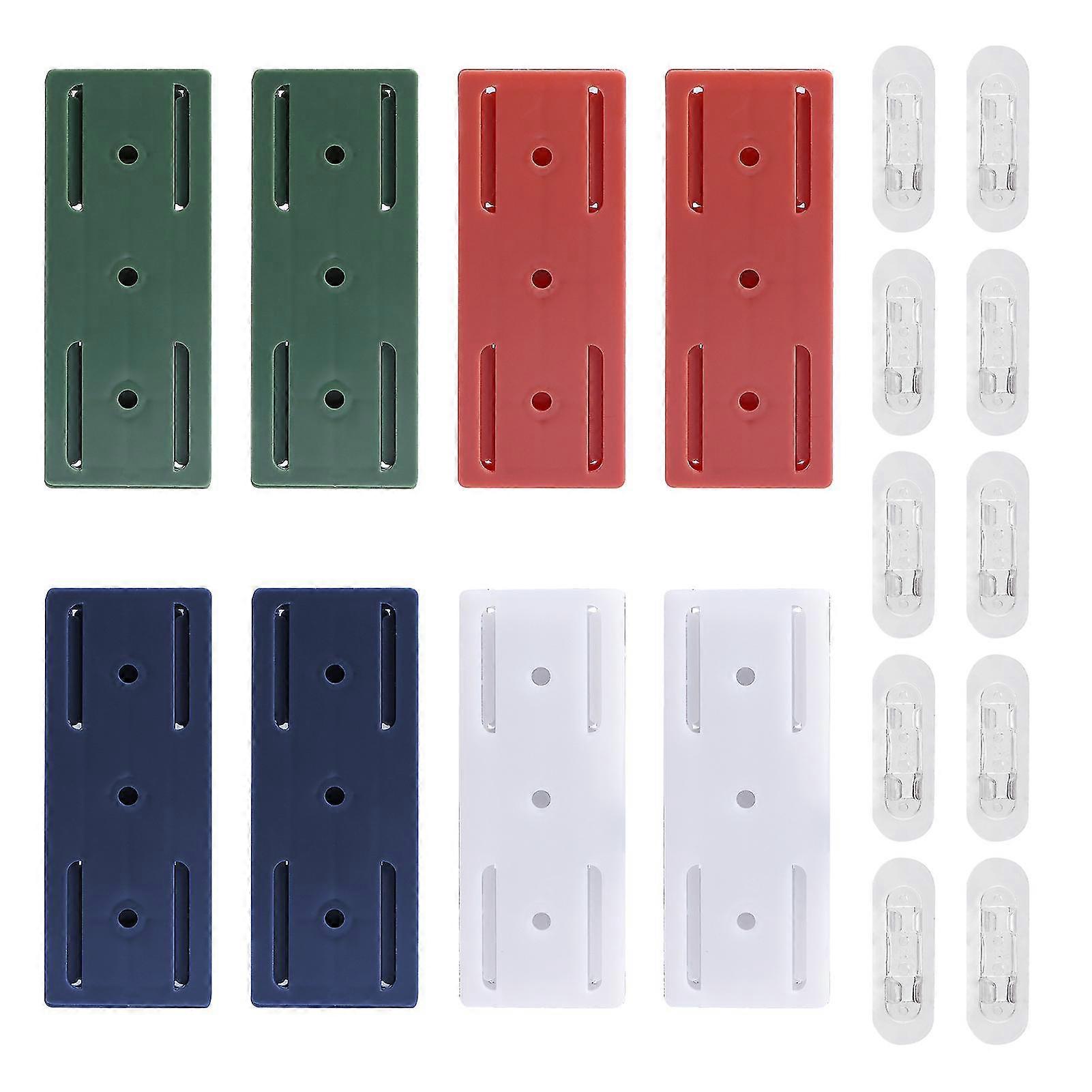 18pcs Power Strip Holder Set With Cable Clip Tidy Self Adhesive Socket Fixer