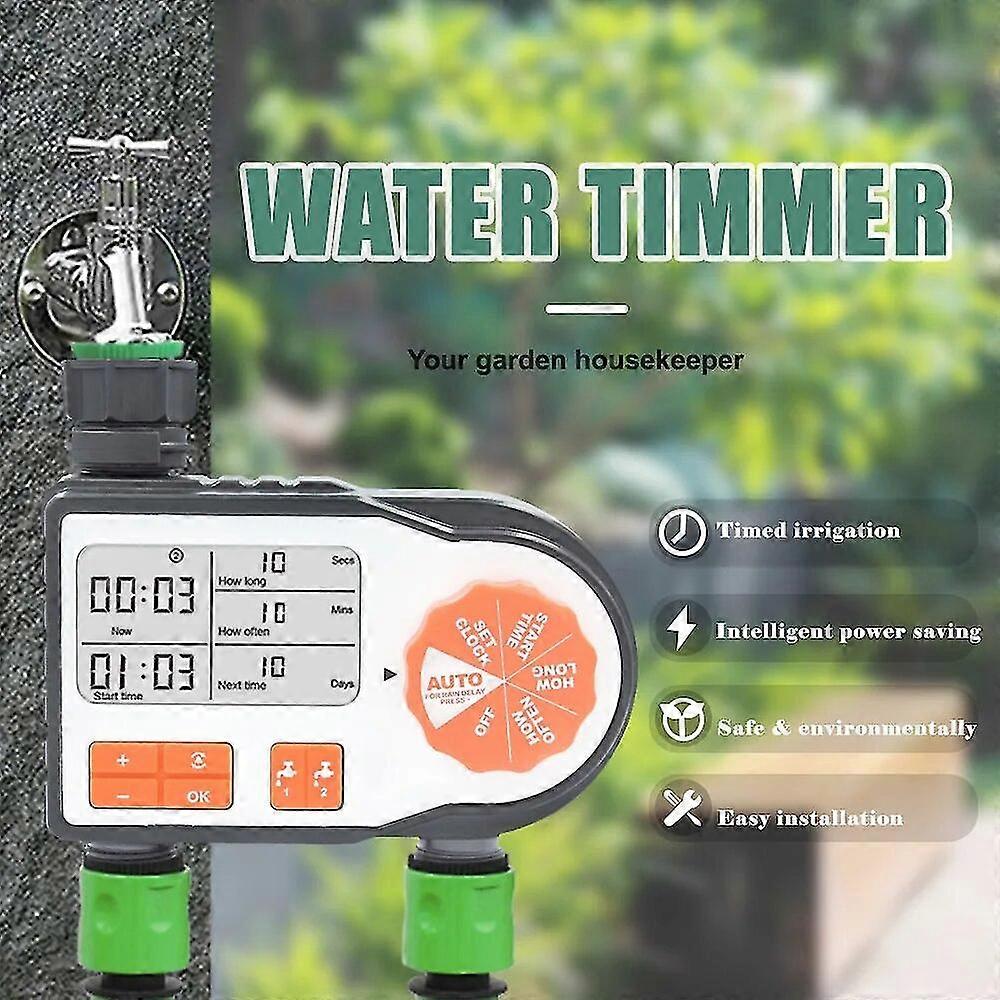 Fremragende have automatisk vandingstimer Home Garden Electronic Irrigation Controller System Vandtimer til havevandingsudstyr