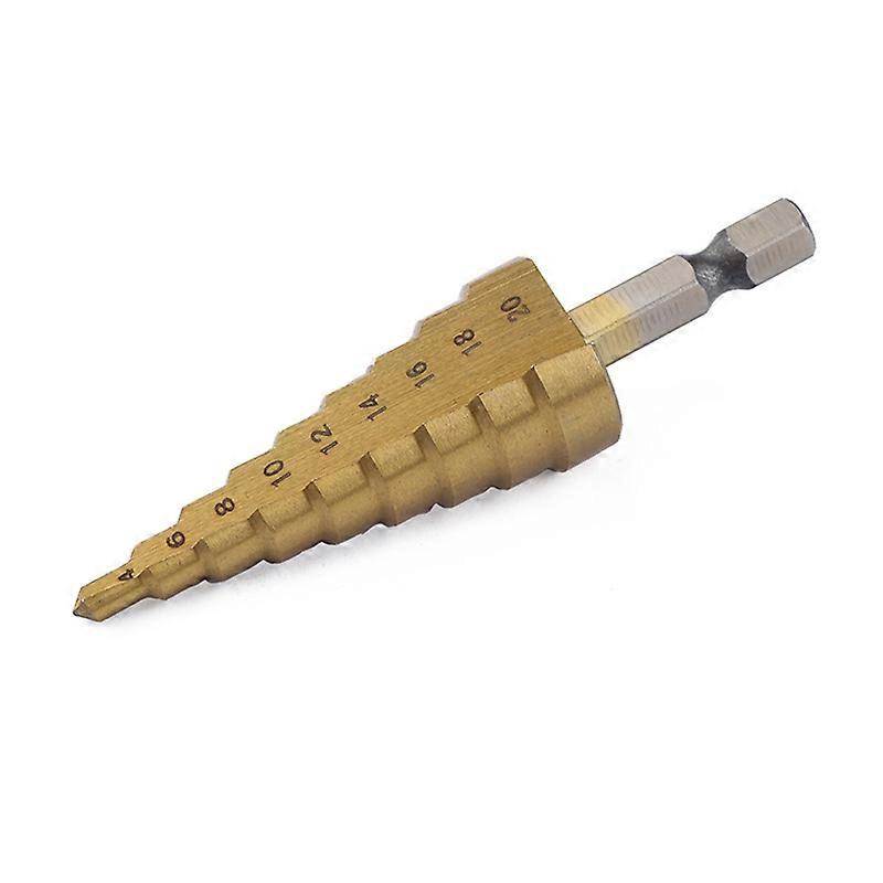 Step Drill Bit Set  Alloy Compatible For Punching  and  Reaming Boards