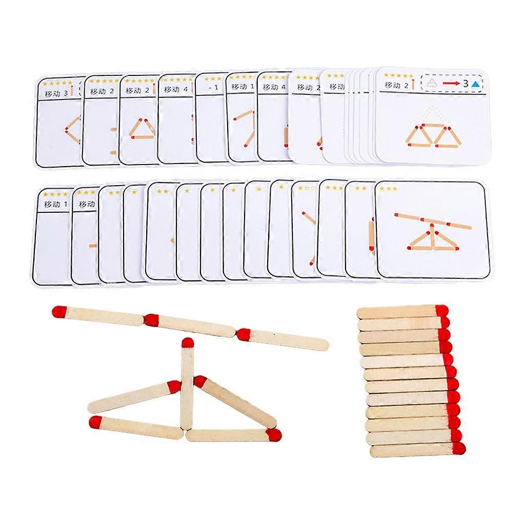 Match Game for Kindergartens Educational Brain Teaser Geometric Models