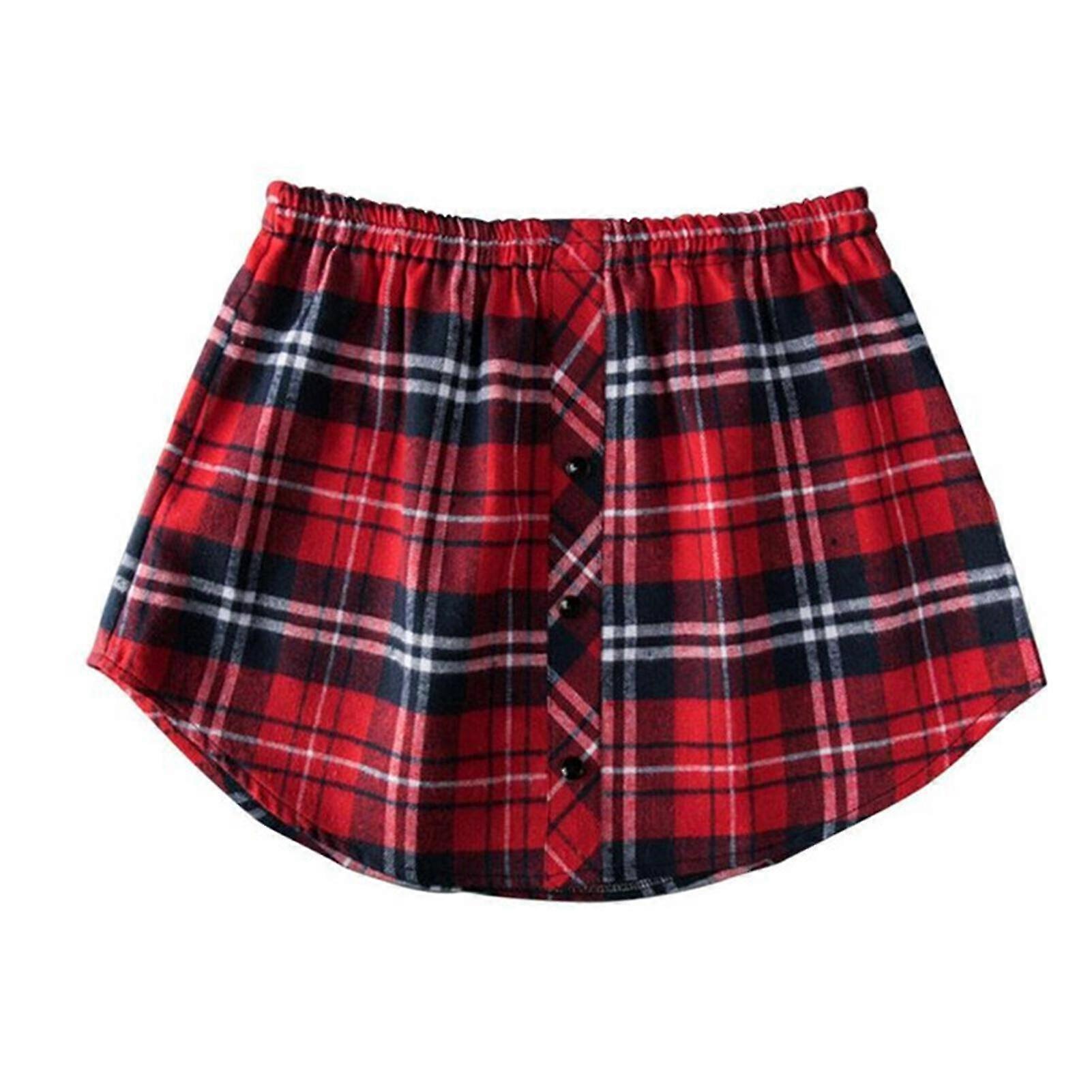 Shirt Extenders Adjustable Layering Fake Tops Lower Sweep Hem With Elastic Waist Band-MXBC