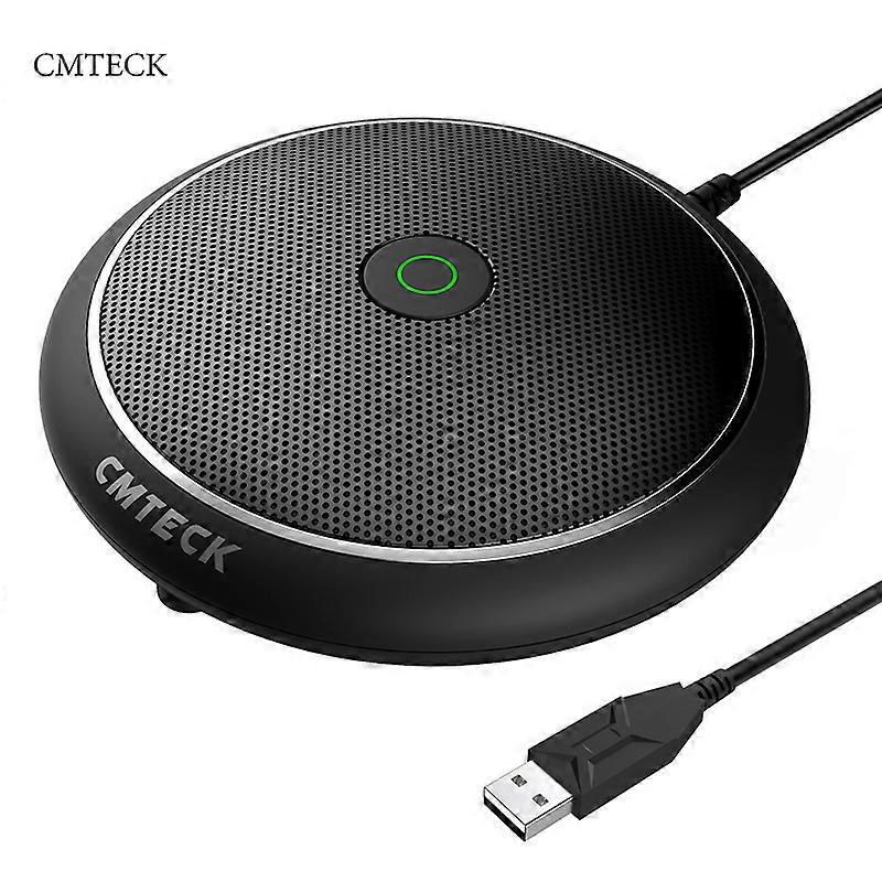Conference Microphone, CMTECK USB Computer Micro CM003, Mute Function, Omnidirectional Mic for Laptop PC