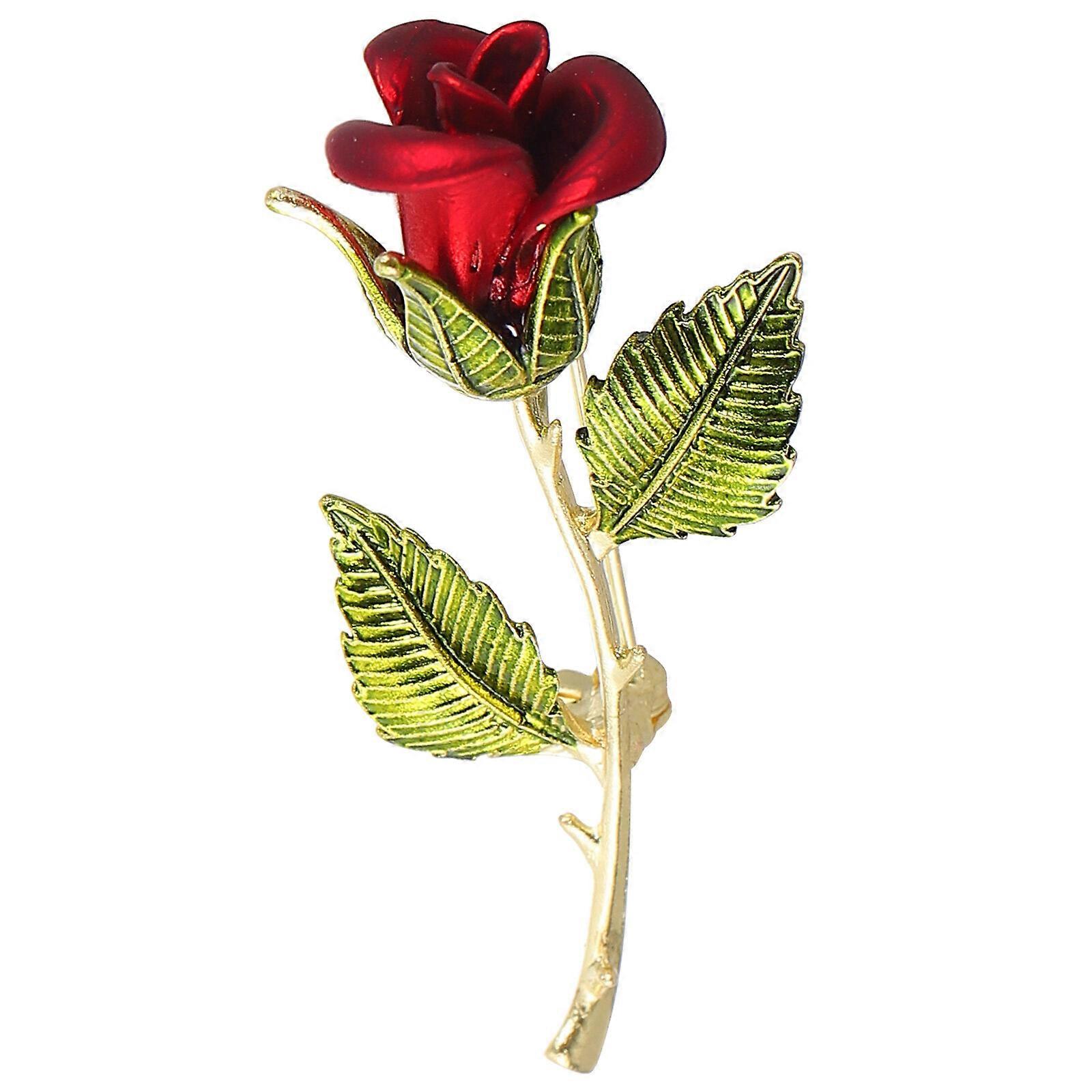 1pc romantic în formă de trandafir Broșă Valentine's Day Cadou Corsage Îmbrăcăminte accesoriu