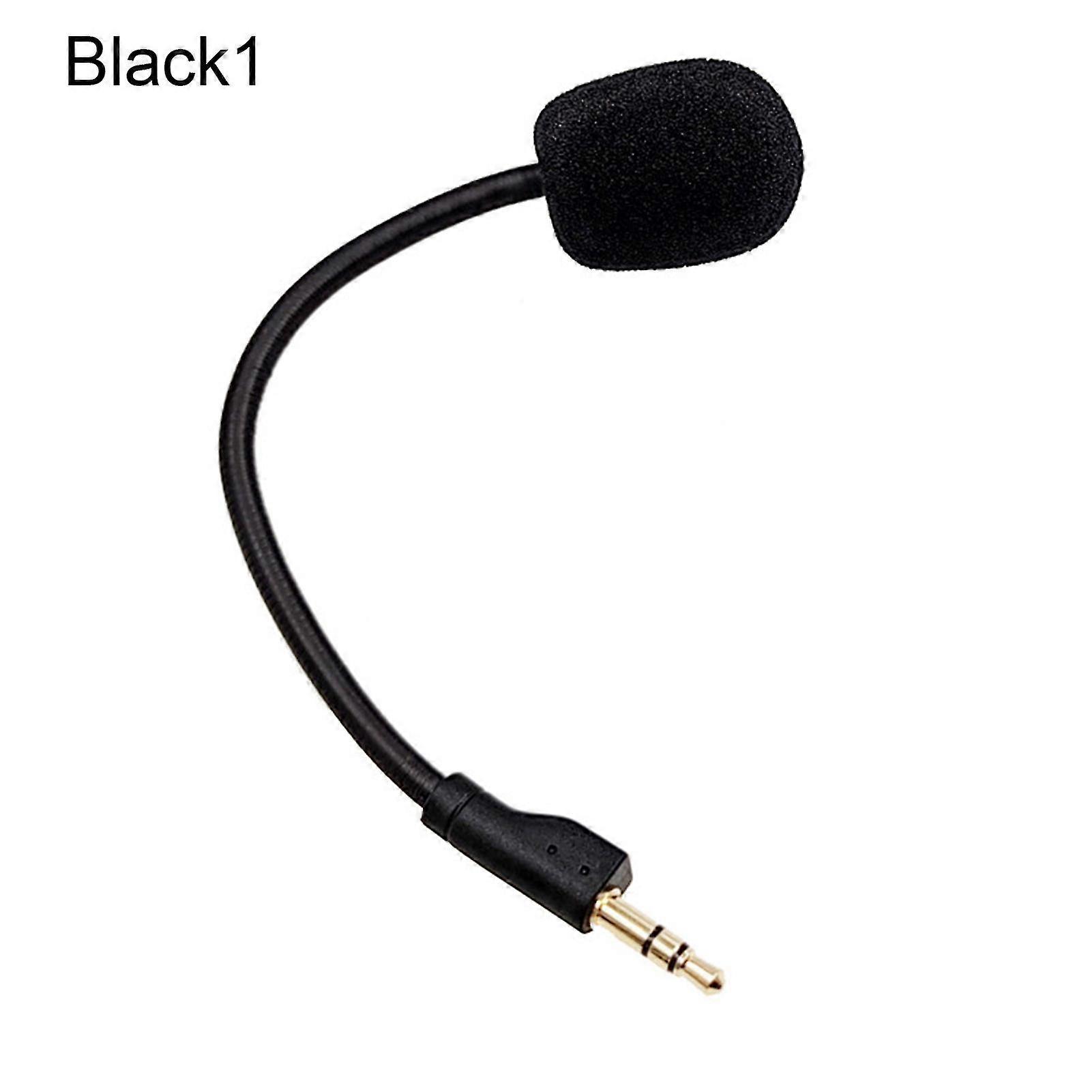 Headset Microphone Plug Play Replaceable Flexible 3.5mm Omnidirectional Gaming Headphone Microphone Compatible Logitech-g Pro X
