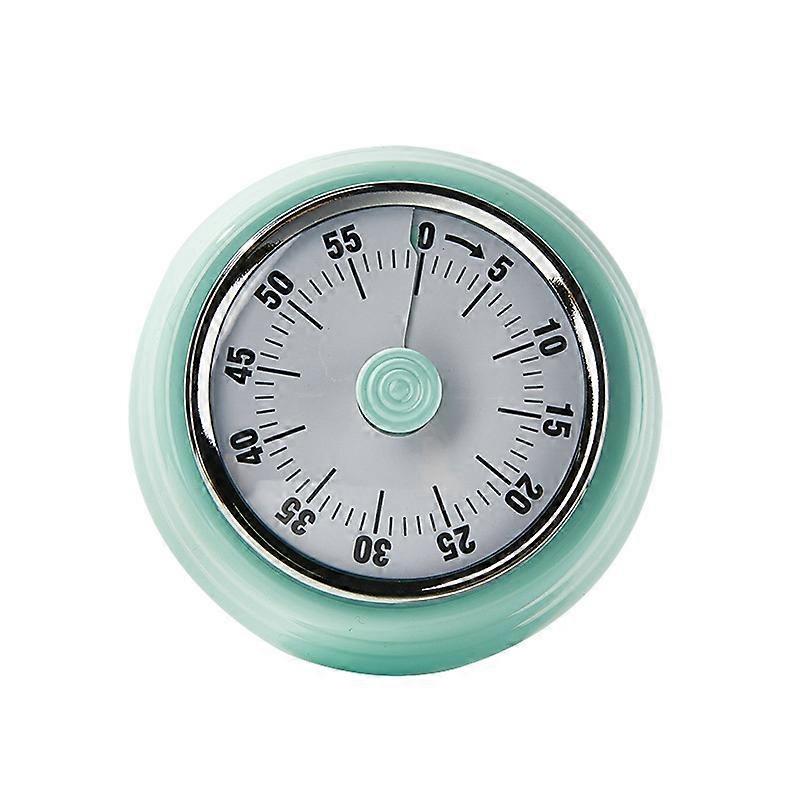 Kitchen TimerMechanical Magnetic Retro Countdown Timer For Cooking Baking Gaming(1PcsGreen)
