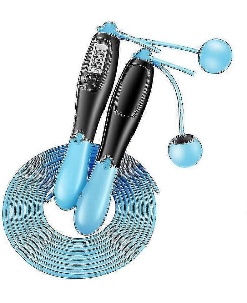 Jump Rope, Cordless Skipping Rope,digital Counting Skipping Rope,for Fitness, Workoutblue