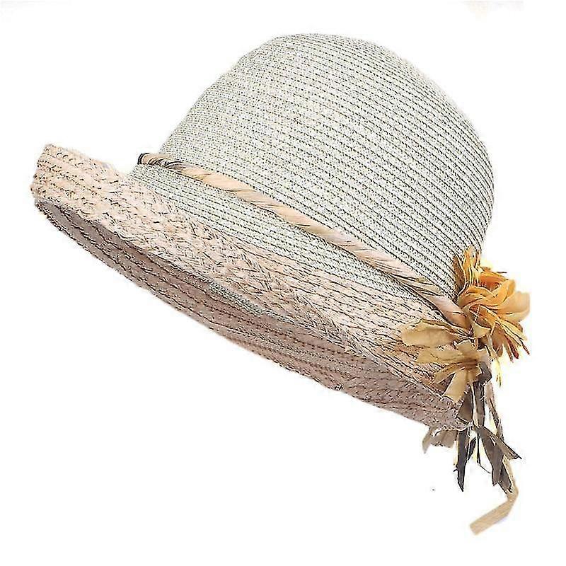 Chapeau d’été Femmes Raffia Straw Cap