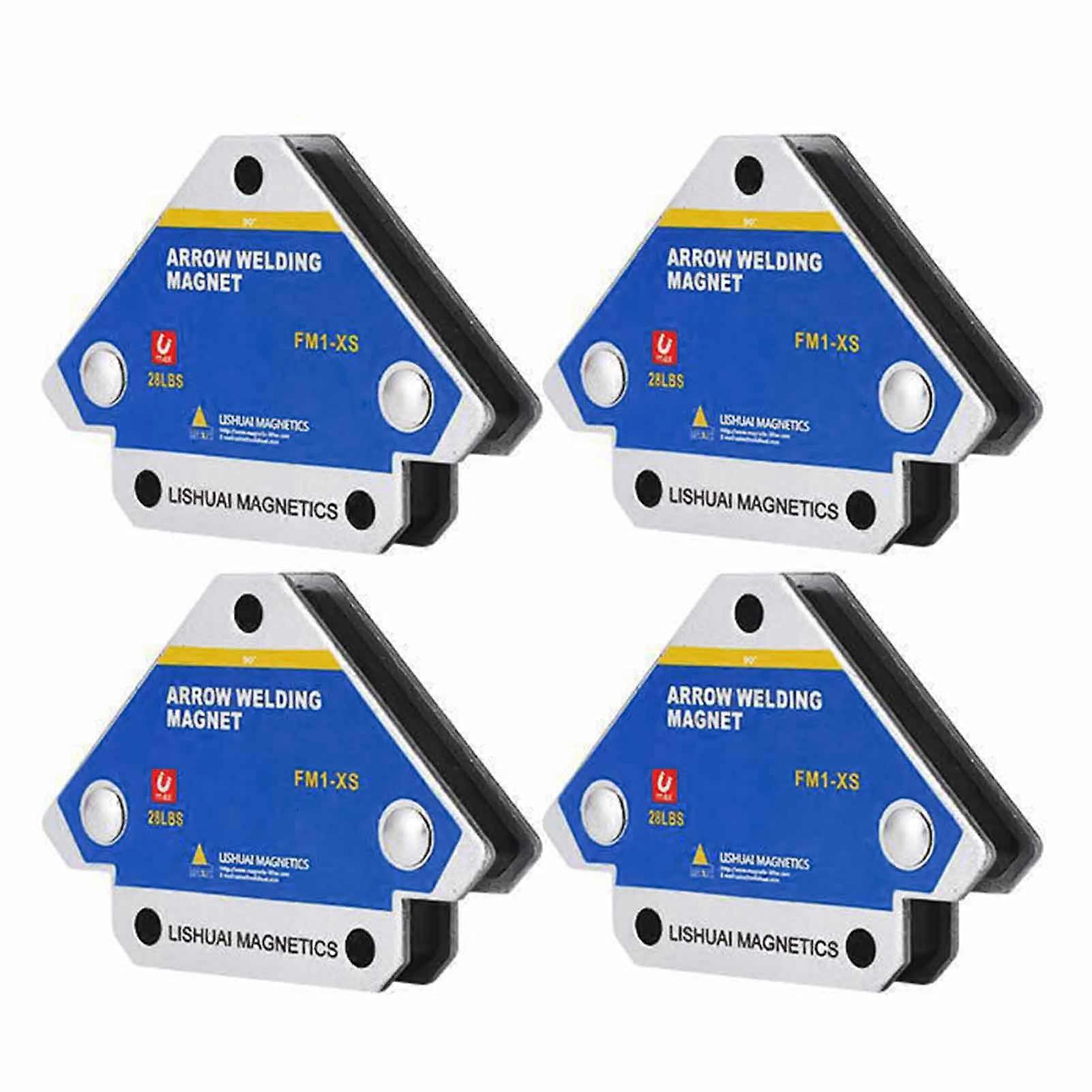 4Pcs FM1-XS Welding Locator Arrow Shape Wide Use Soldering Tools 45/90/135 Degree Welding Magnet Holder for Metal Working JIKAIX