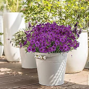 16 Bndel knstliche Blumen fr drauen, geflschte Seidenblumen  Kunstpflanzen UV-bestndig fr hngende Pflanzgefe Fensterkasten Veranda  Innen Auen Deko | Fruugo DE