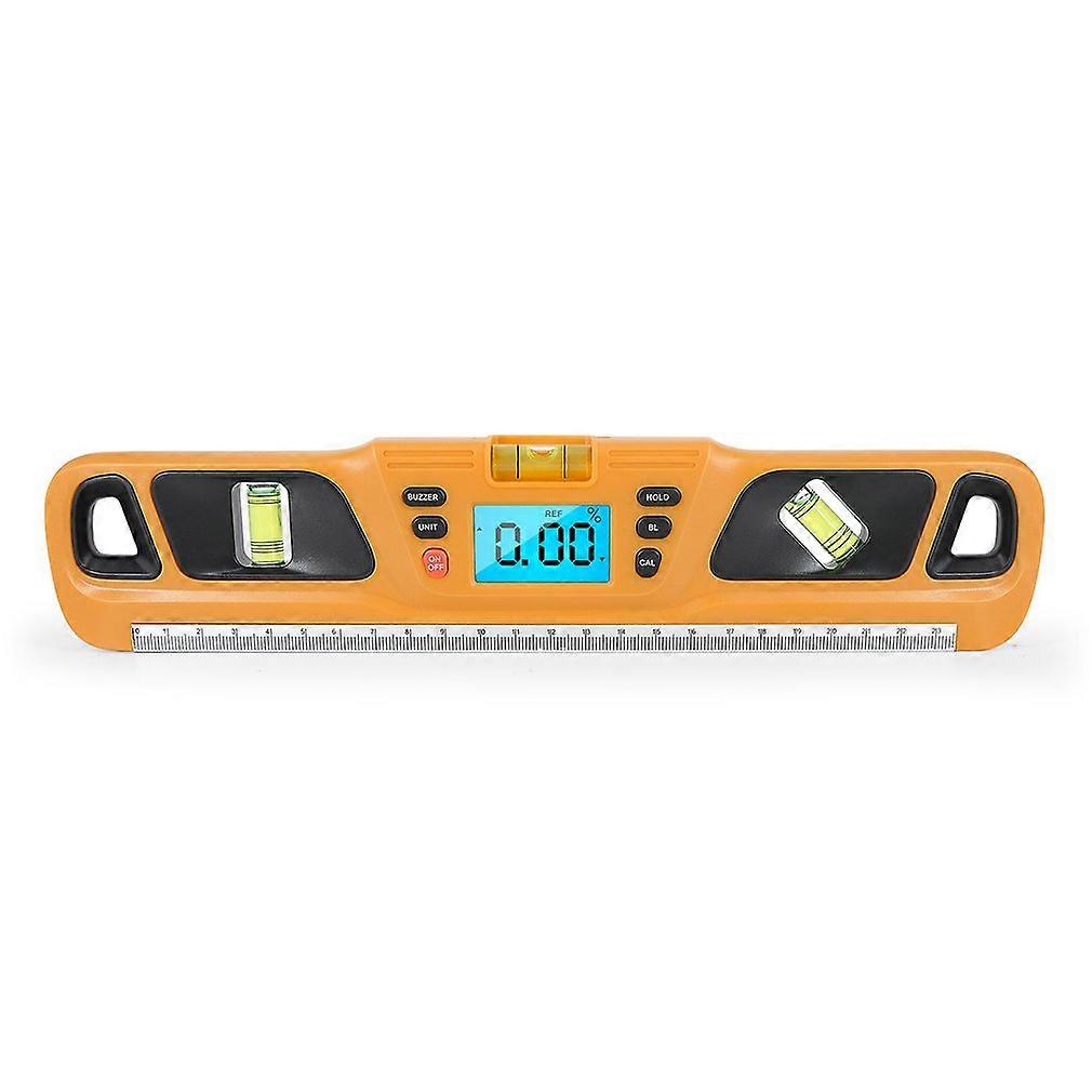 Digital Protractor Angle Finder Magnetic Base Goniometer Measuring Tool Inclinometer Construction Level Ruler 3 Different Bubble