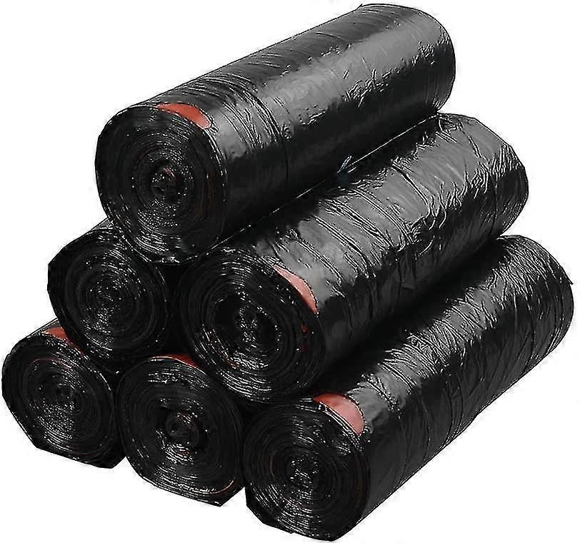 Black Drawstring Trash Bags,6 Rolls,90 Counts
