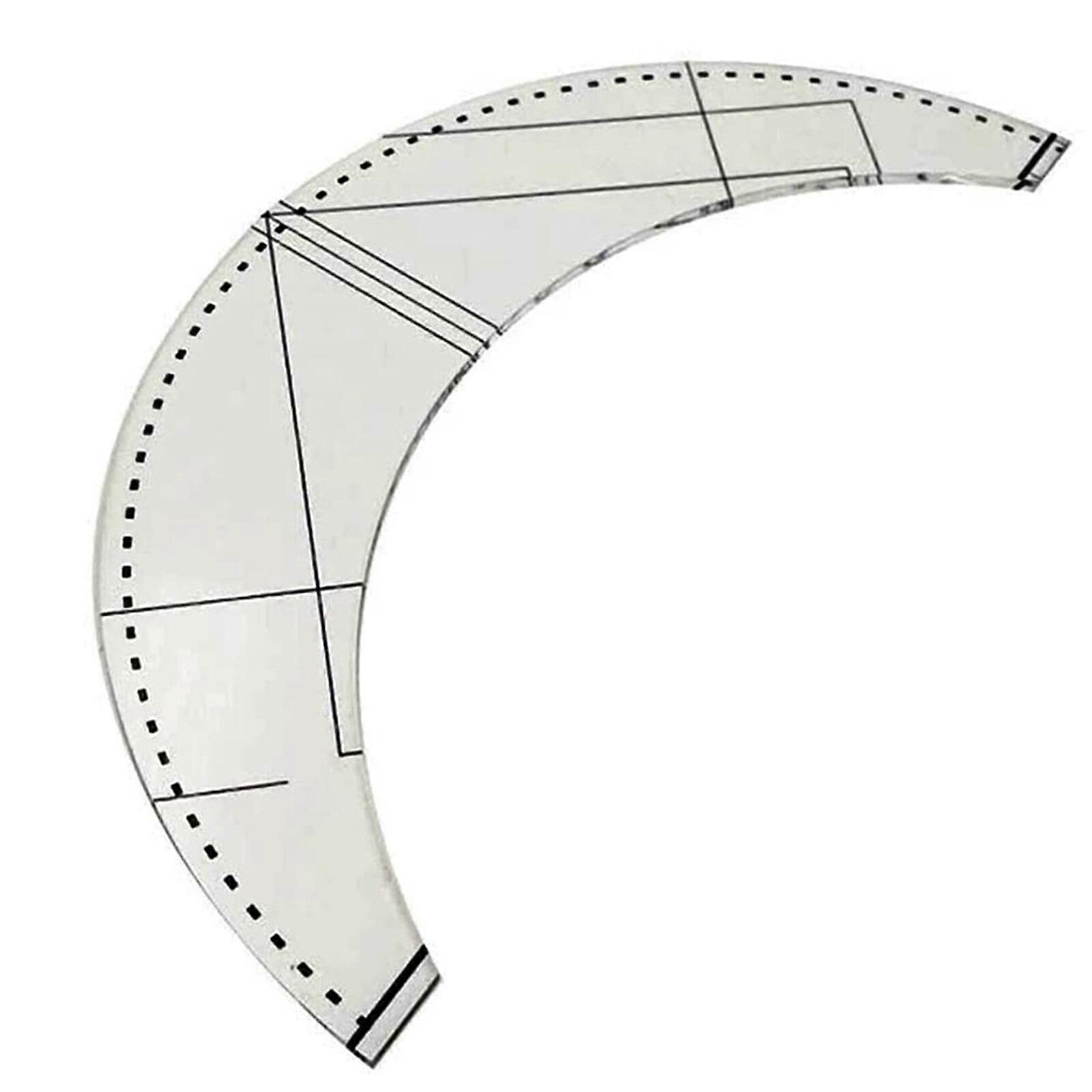 Braided Twist Sewing Ruler - DIY Fabric Crafts, Tablecloth Insole, Easy Path, PET Material, 8/12/15 inch