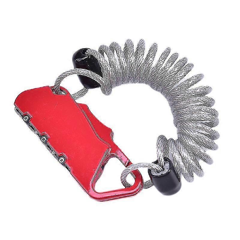 Bicycle Code Lock Bike Anti-theft 3 Digital Security Lock Cable Password Lock