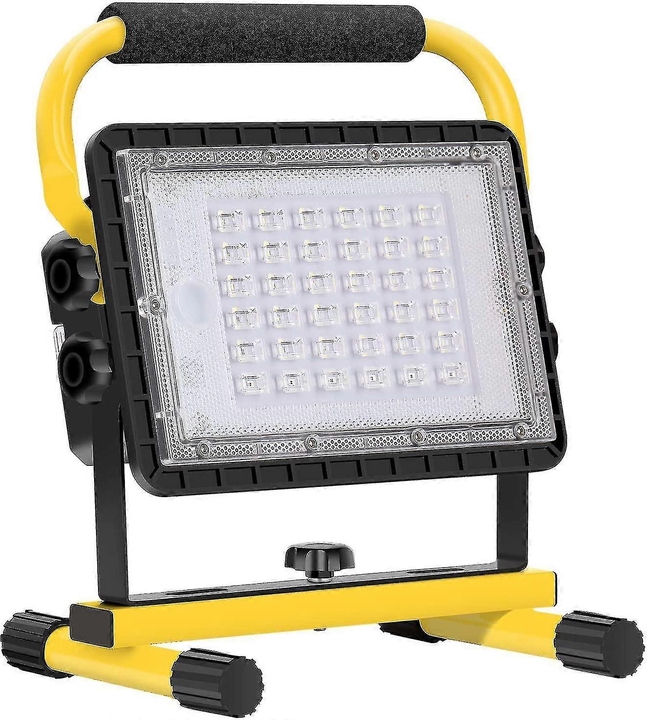 Rechargeable Led Flood Light, 60w Construction Site Floodlights 20800mah Waterproof Rechargeable Led Work Light Emergency Safety Lighting For Workshop