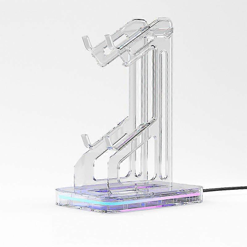 Suitable for switch game controller bracket, universal xbox ps5 controller desktop display bracket with RGB lighting