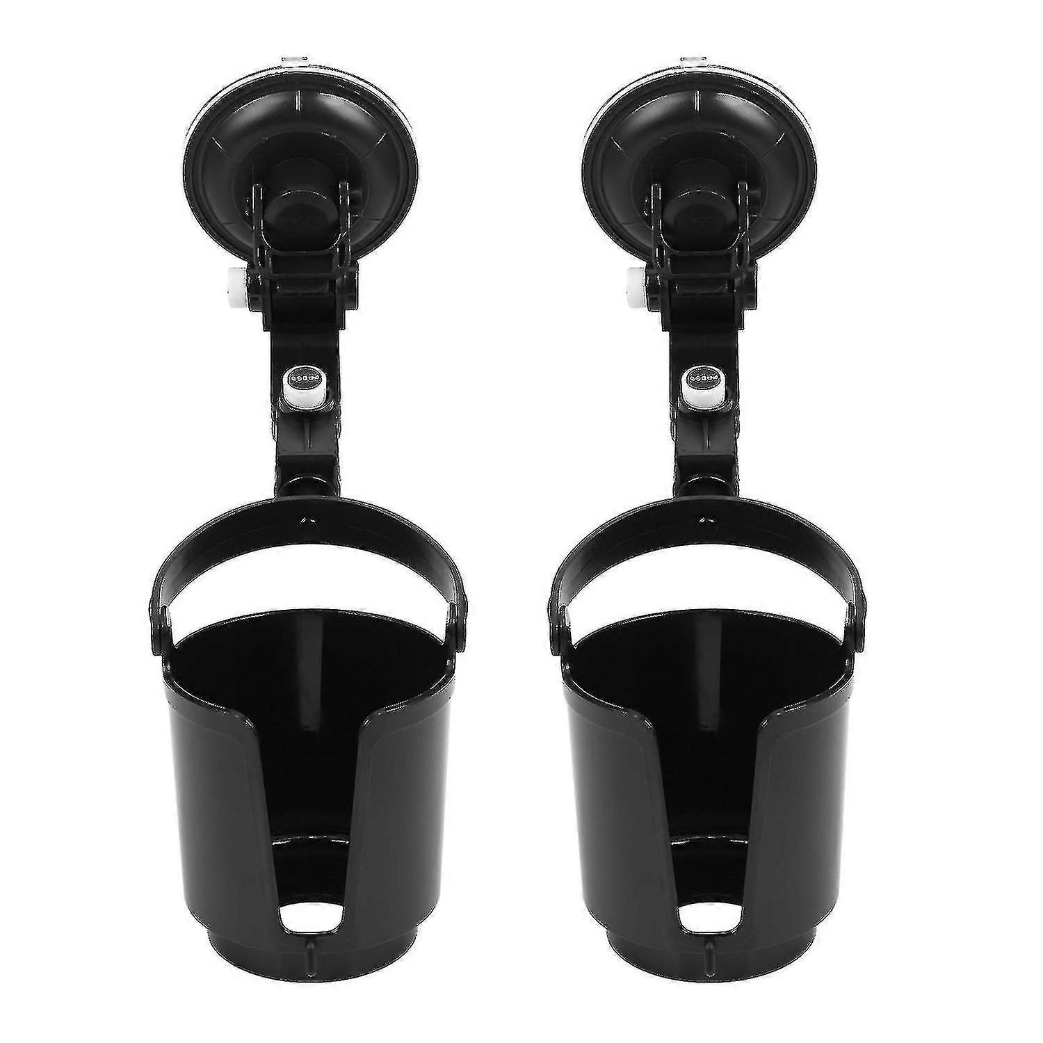 Car Auto Black 9.5cm Drink Can Cup Bottle Adjustable Holder Bracket