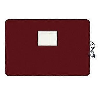 Usb Car Heating  Pet  Single Heating  Electric  Knee  Shawl Student Heating  Wholesale Wine Red