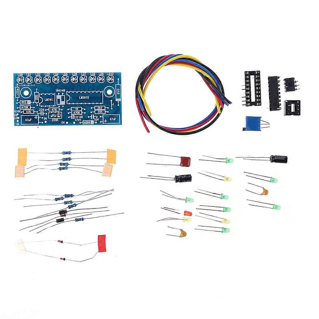 LM3915 10 LED o Level Indicator DIY VU Meter Preamp Power Amplifier Indicate
