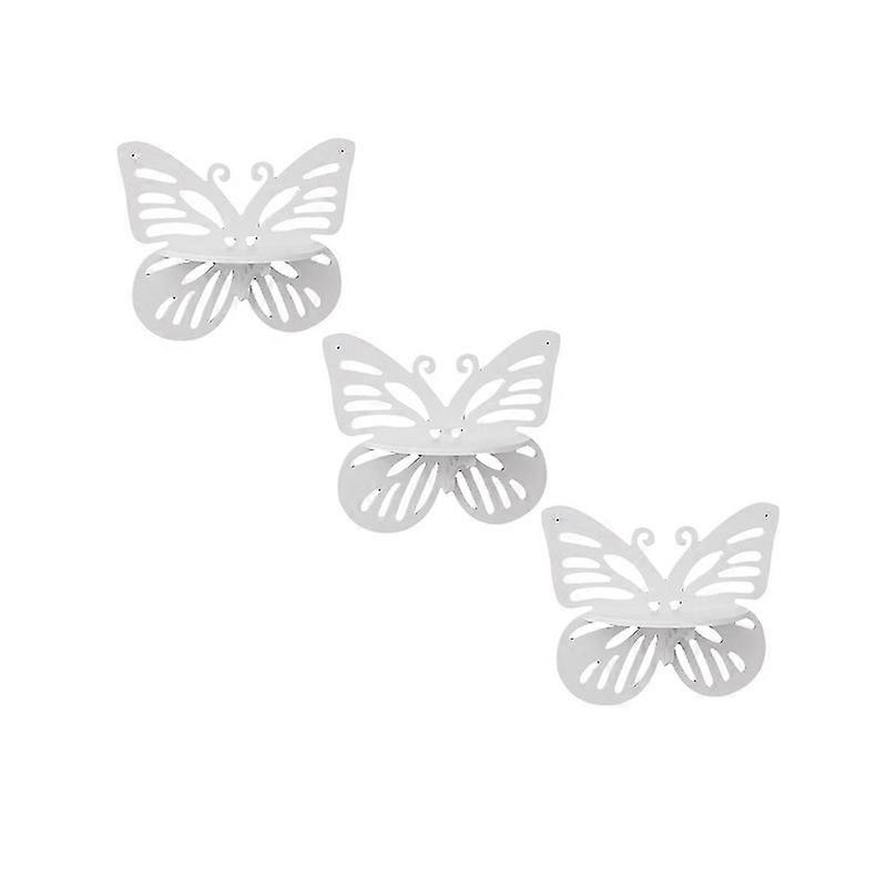 蝶の壁の装飾寝室の居間の壁の棚は打つことの自由な棚が付いている