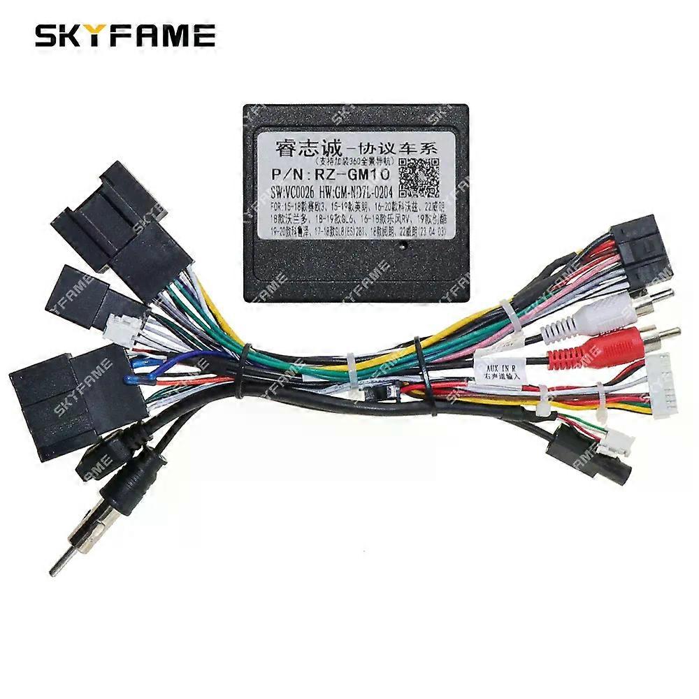 Gjelder bil 16pin ledningsnettadapter Canbus boksdekoder for Chevrolet Sail 3 Buick Excelle Spark