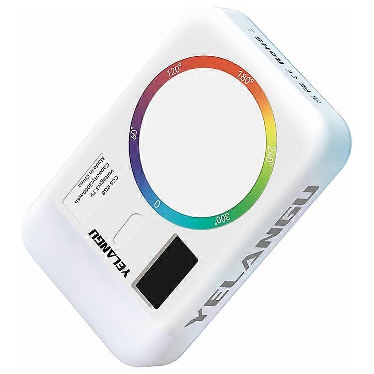 YELANGU CC5 Mini Double-Sided RGB Fill Light 3000mAh Phone Power Bank