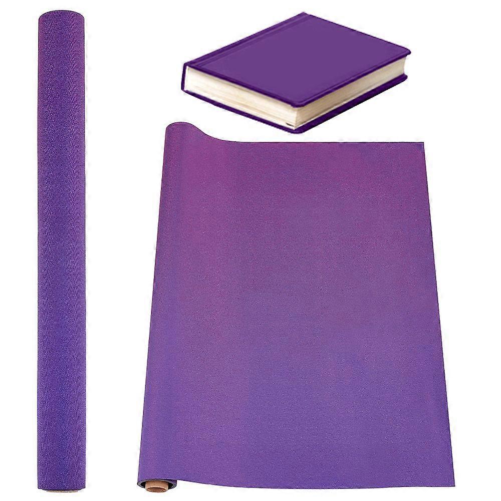 Worsted Fabric for Book Binding Gift Box Packaging with Kraft Paper Handmade Soap Wrap Bands Purple 1200x430mm 1pc