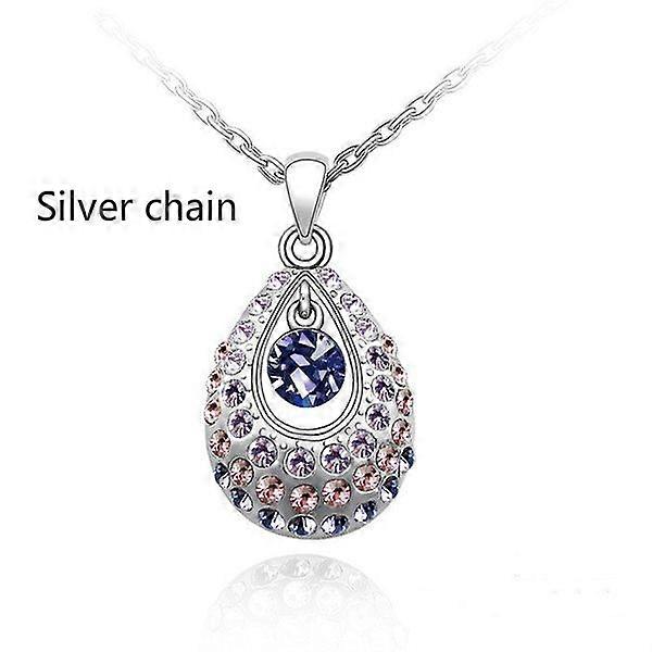 Collar colgante de moda para damas [morado]