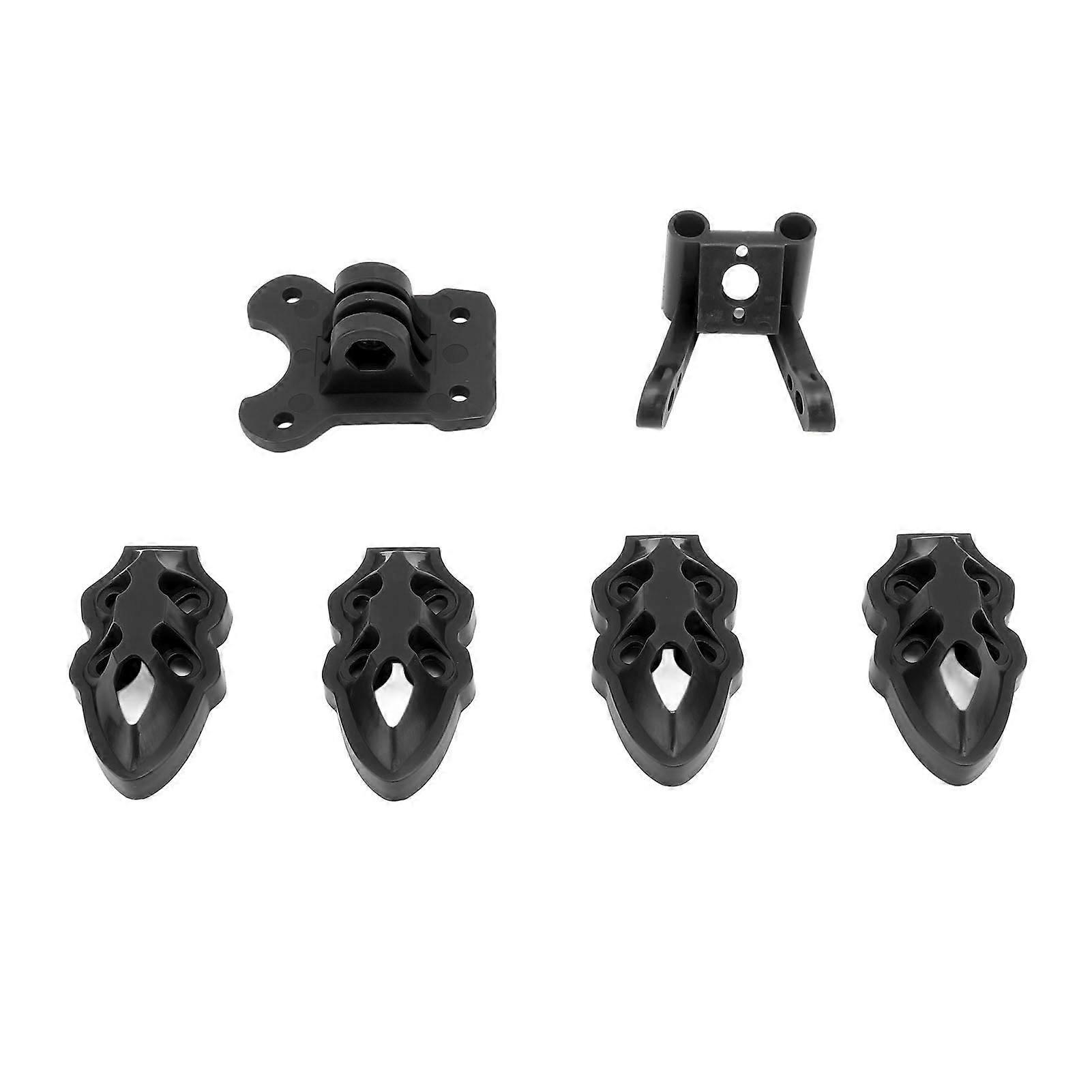 RC FPV Quadcopter Motor Base Camera Antenna Mounting Base Kit pour 5-10in Quadcopter Drone Frame 3D Printed Noir